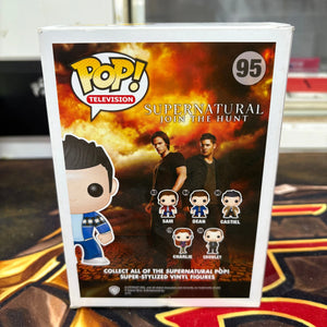 Funko Pop Supernatural Castiel # 95 - 2015 SDCC Exclusive FRENLY BRICKS - Open 7 Days