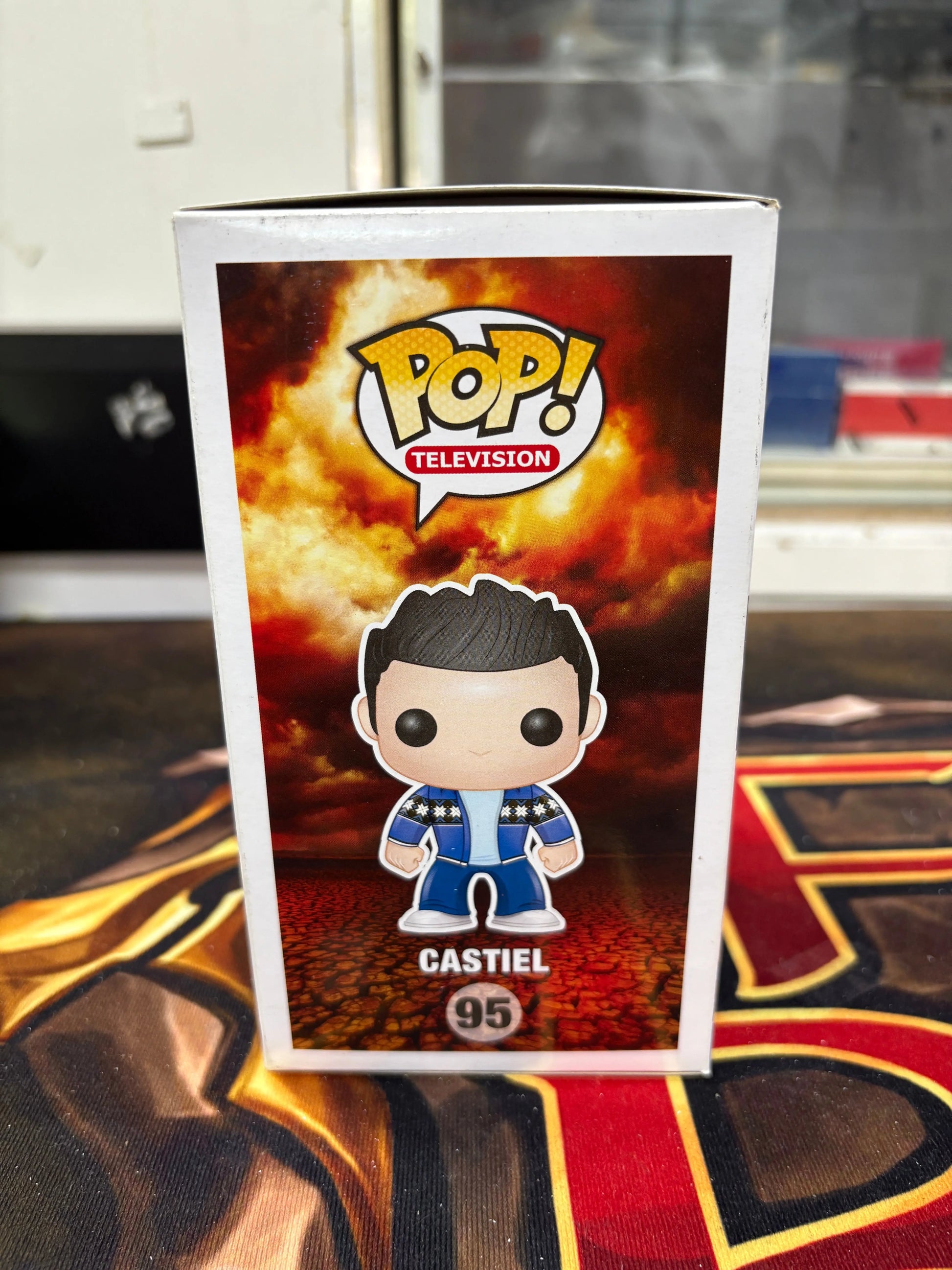 Funko Pop Supernatural Castiel # 95 - 2015 SDCC Exclusive FRENLY BRICKS - Open 7 Days