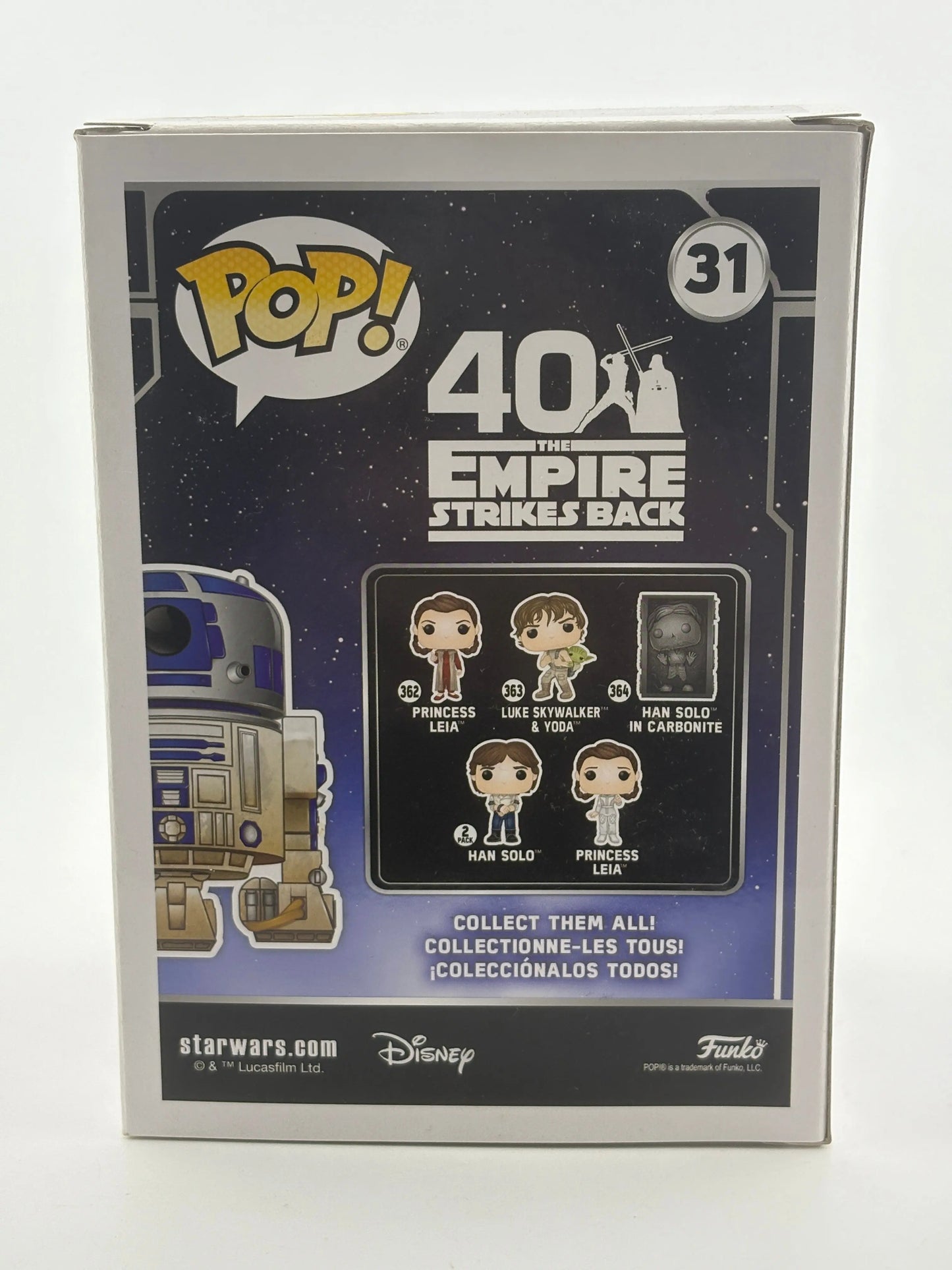 Funko POP! Star Wars #31 R2-D2 Special Edition Bobble-Head (1) FRENLY BRICKS - Open 7 Days