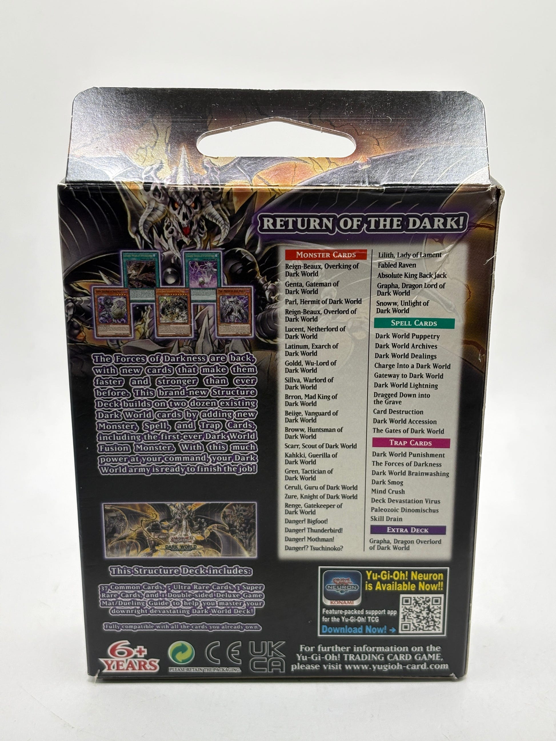 Yu-Gi-Oh! TCG Dark World Structure Deck Sealed, photo 2 image 2