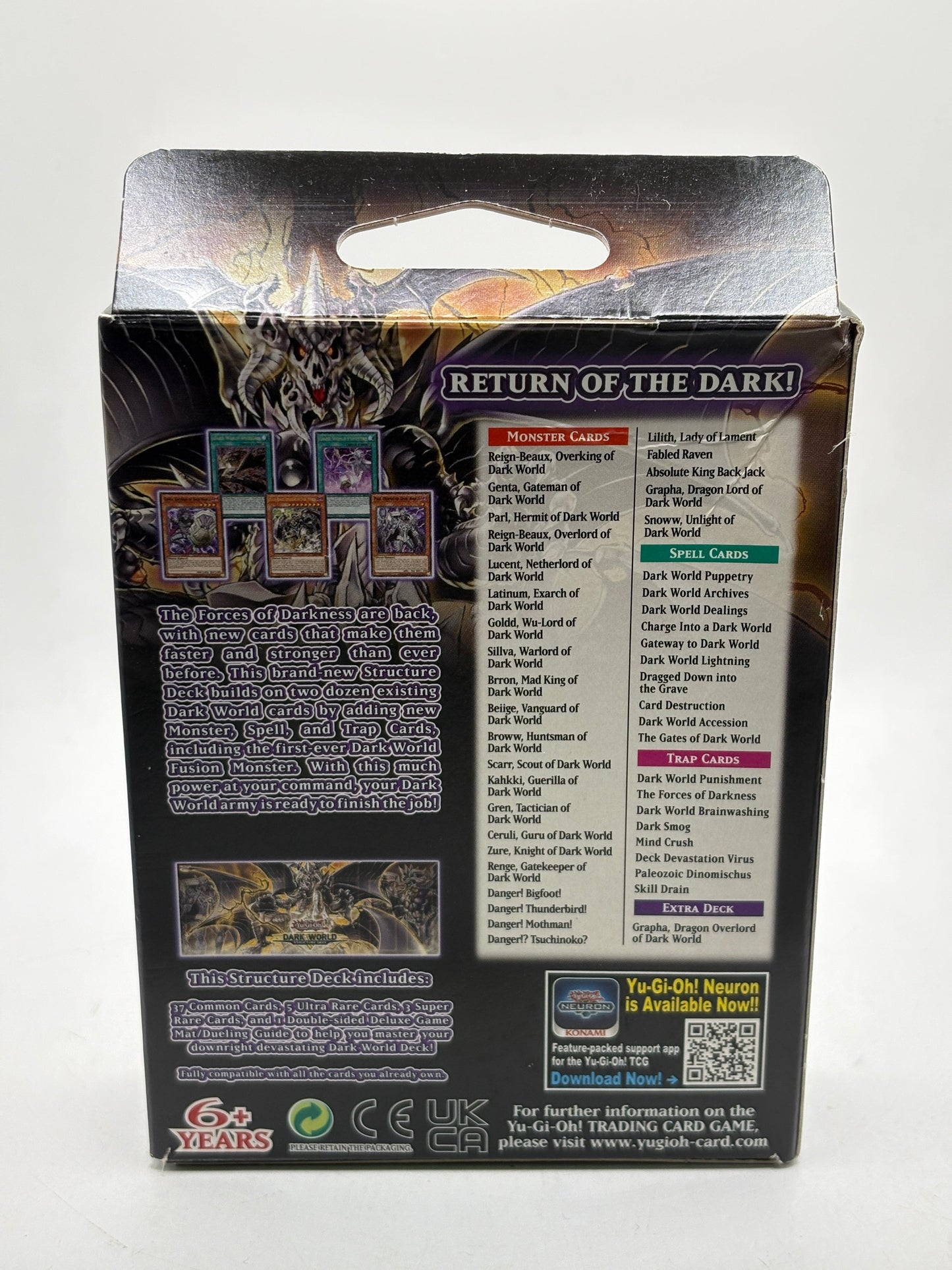 Yu-Gi-Oh! TCG Dark World Structure Deck Sealed FRENLY BRICKS - Open 7 Days