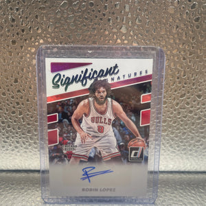 17-18 Donruss Significant Signatures #45 - Robin Lopez  - Chicago Bulls FRENLY BRICKS - Open 7 Days