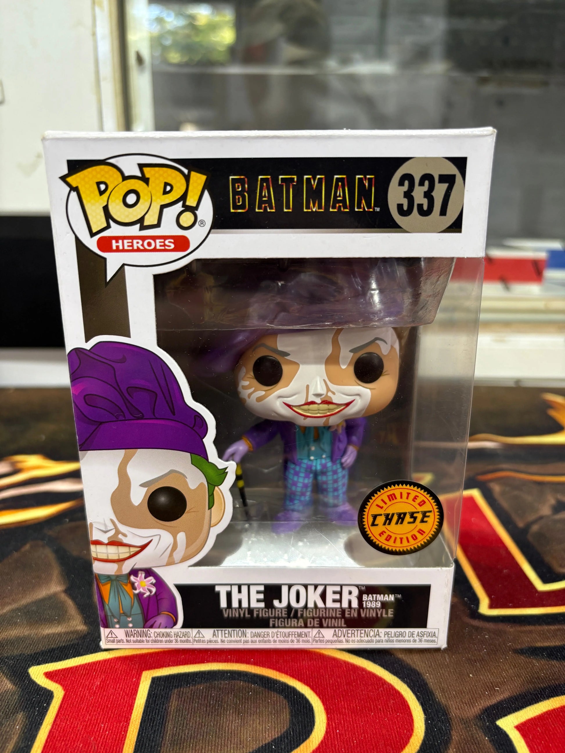 Funko Pop DC Batman 85th Anniversary- 337 The Joker Batman 1989 *Chase FRENLY BRICKS - Open 7 Days