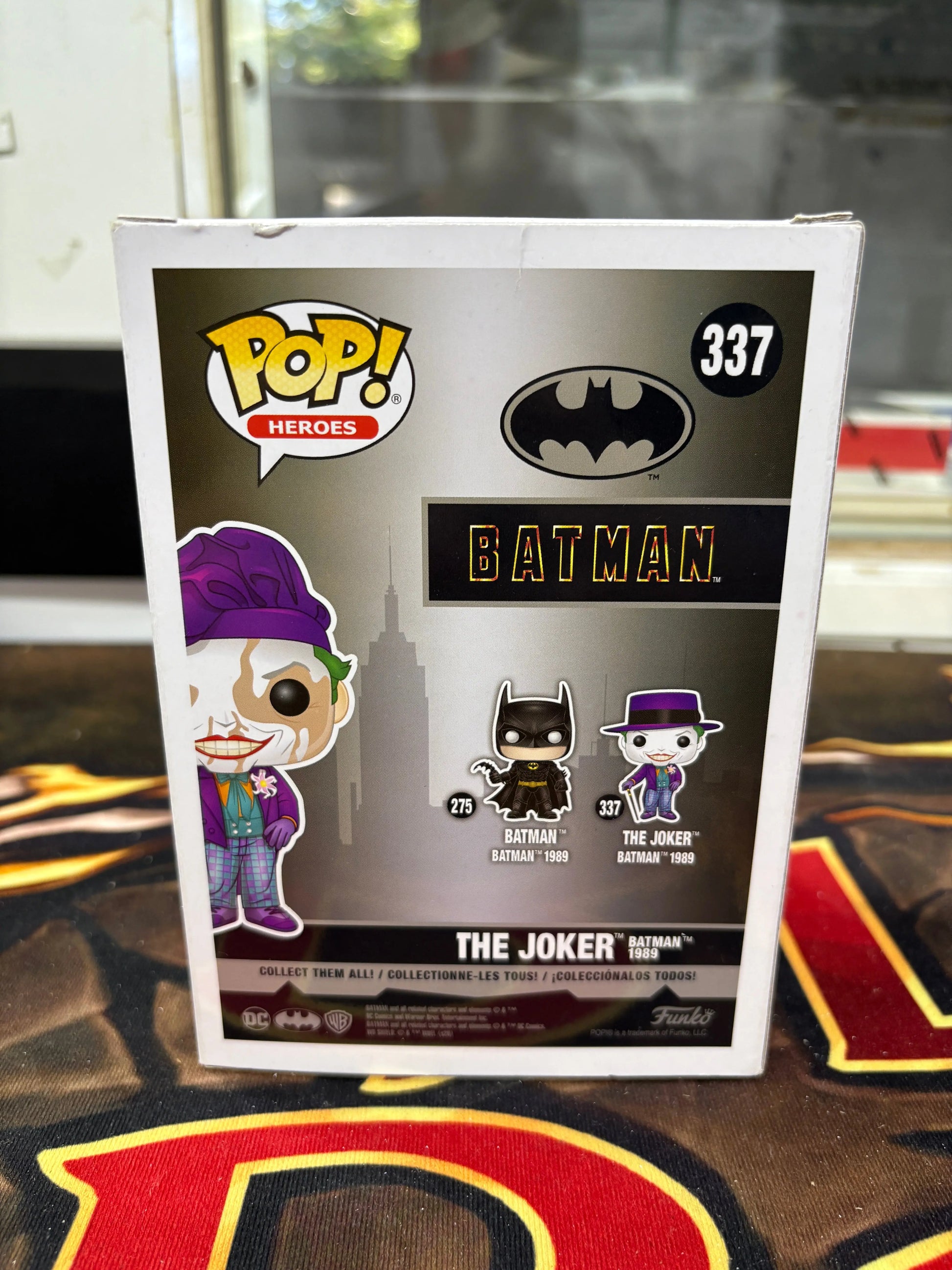 Funko Pop DC Batman 85th Anniversary- 337 The Joker Batman 1989 *Chase FRENLY BRICKS - Open 7 Days