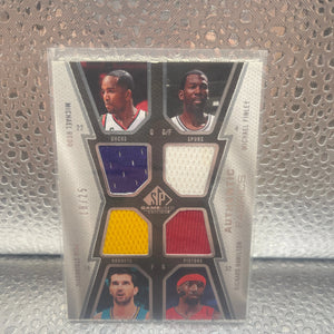 2007-08 NBA SP Game Used Authentic Fabrics Peja Stoijakovoc / michael redd / michael finley / richard hamilton /25 FRENLY BRICKS - Open 7 Days