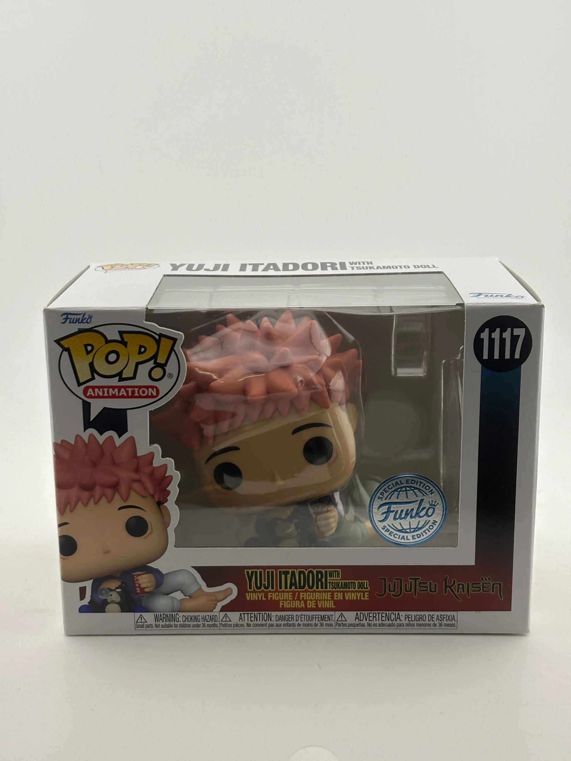 Funko POP! Animation JuJutsu Kaisen #1117 Yuji Itadori with Tsukamoto Doll SE FRENLY BRICKS - Open 7 Days image 1