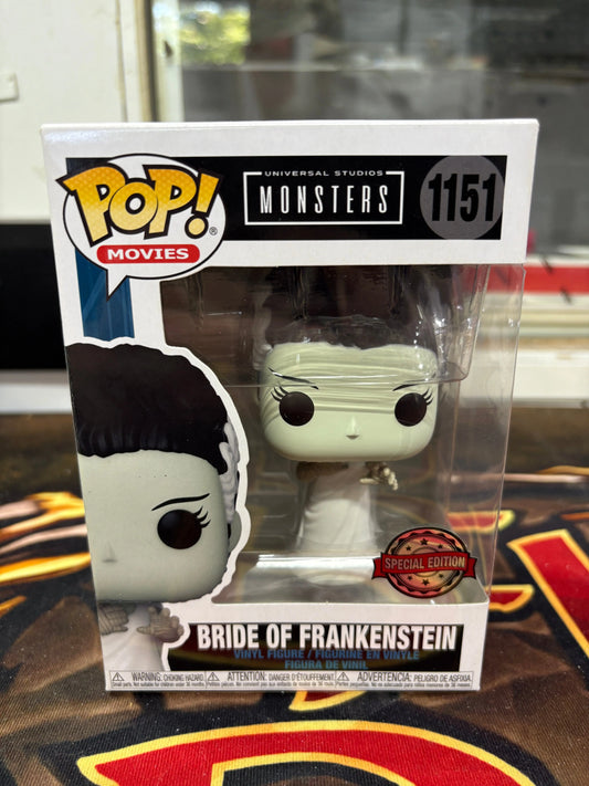Funko Pop! Vinyl: Universal Monsters - Bride of Frankenstein #113 FRENLY BRICKS - Open 7 Days