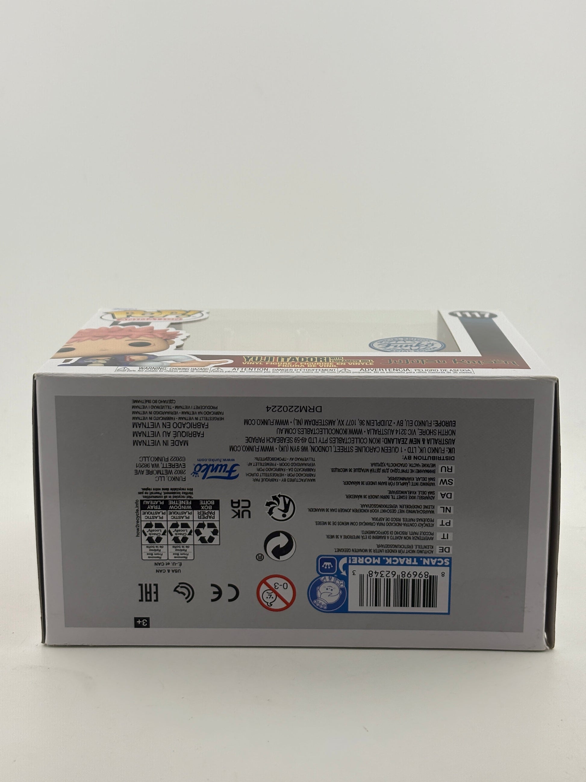 Funko POP! Animation JuJutsu Kaisen #1117 Yuji Itadori with Tsukamoto Doll SE FRENLY BRICKS - Open 7 Days
