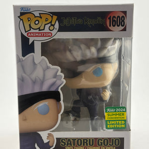 Funko POP! Animation Jujutsu Kaisen #1608 Satoru Gojo 2024 Summer Con Limited FRENLY BRICKS - Open 7 Days