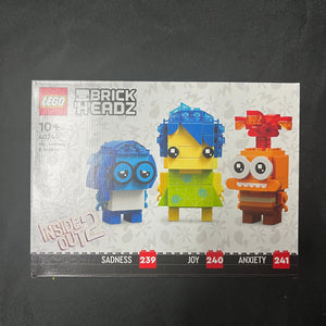 LEGO BrickHeadZ - Inside Out - Sadness #239 Joy #240 Anxieti #241 40749 FRENLY BRICKS - Open 7 Days