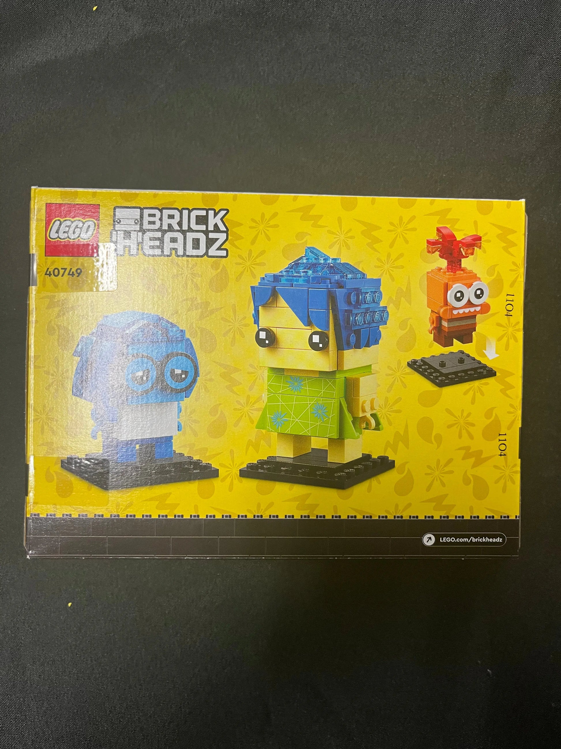 LEGO BrickHeadZ - Inside Out - Sadness #239 Joy #240 Anxieti #241 40749 FRENLY BRICKS - Open 7 Days