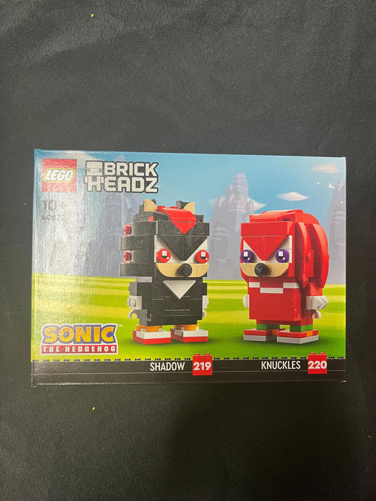 LEGO BrickHeadZ - Sonic The Hedgehog - Shadow #219 Knuckles #220 40677 FRENLY BRICKS - Open 7 Days