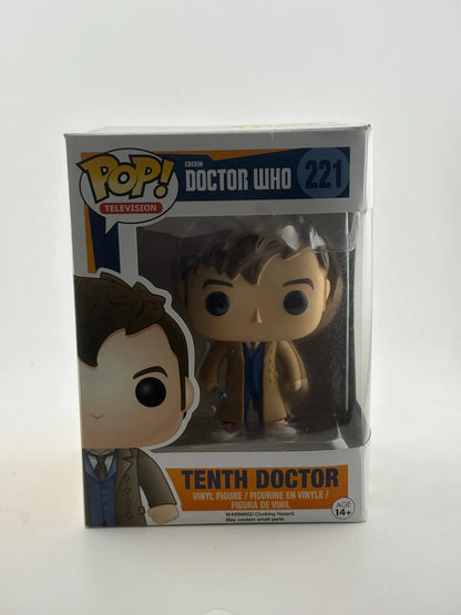 Funko POP! Television BBC Doctor Who #221 Tenth Doctor Vinyl Figure FRENLY BRICKS - Open 7 Days