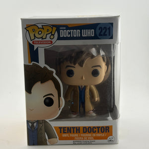Funko POP! Television BBC Doctor Who #221 Tenth Doctor Vinyl Figure FRENLY BRICKS - Open 7 Days
