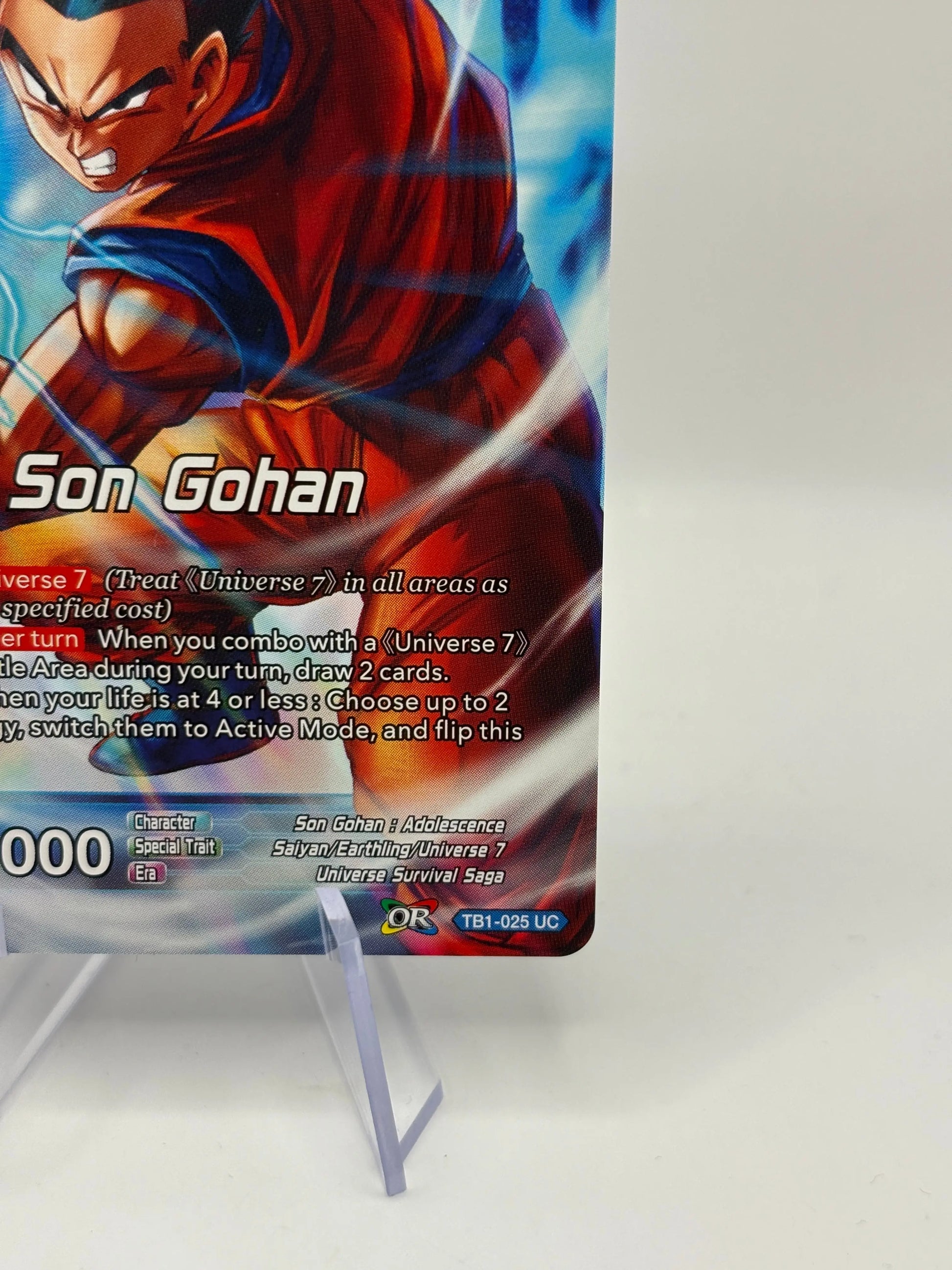 Dragon Ball Super Card Game - Son Gohan, Leader of Universe 7 TB1-025 UC Foil FRENLY BRICKS - Open 7 Days