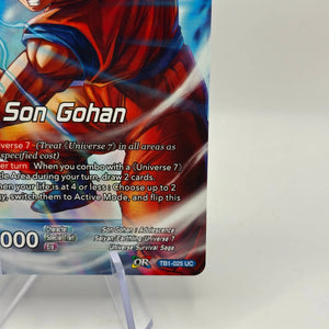 Dragon Ball Super Card Game - Son Gohan, Leader of Universe 7 TB1-025 UC Foil FRENLY BRICKS - Open 7 Days