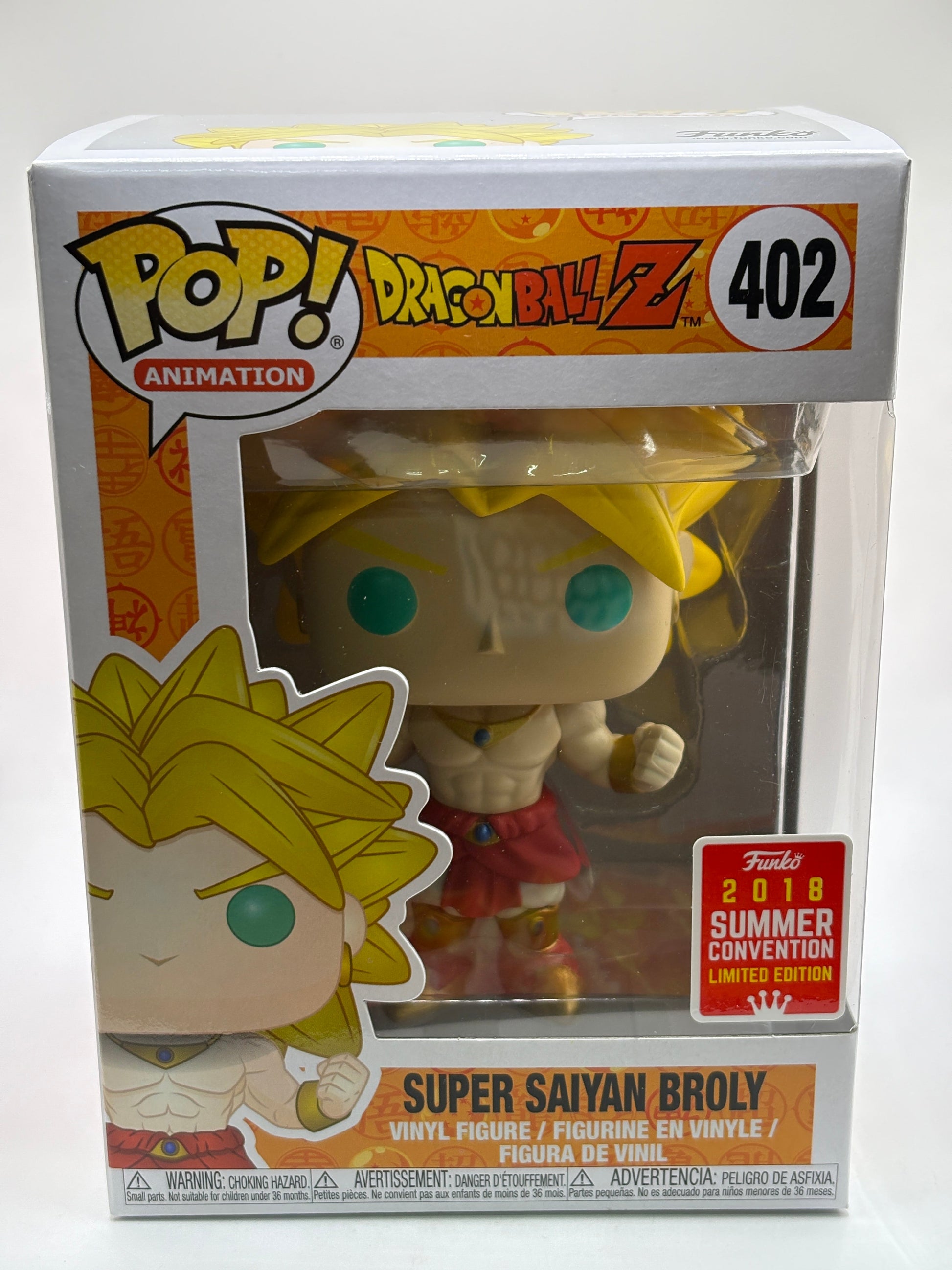 Funko POP! Animation Dragon Ball Z #402 Super Saiyan Broly 2018 Summer LE FRENLY BRICKS - Open 7 Days
