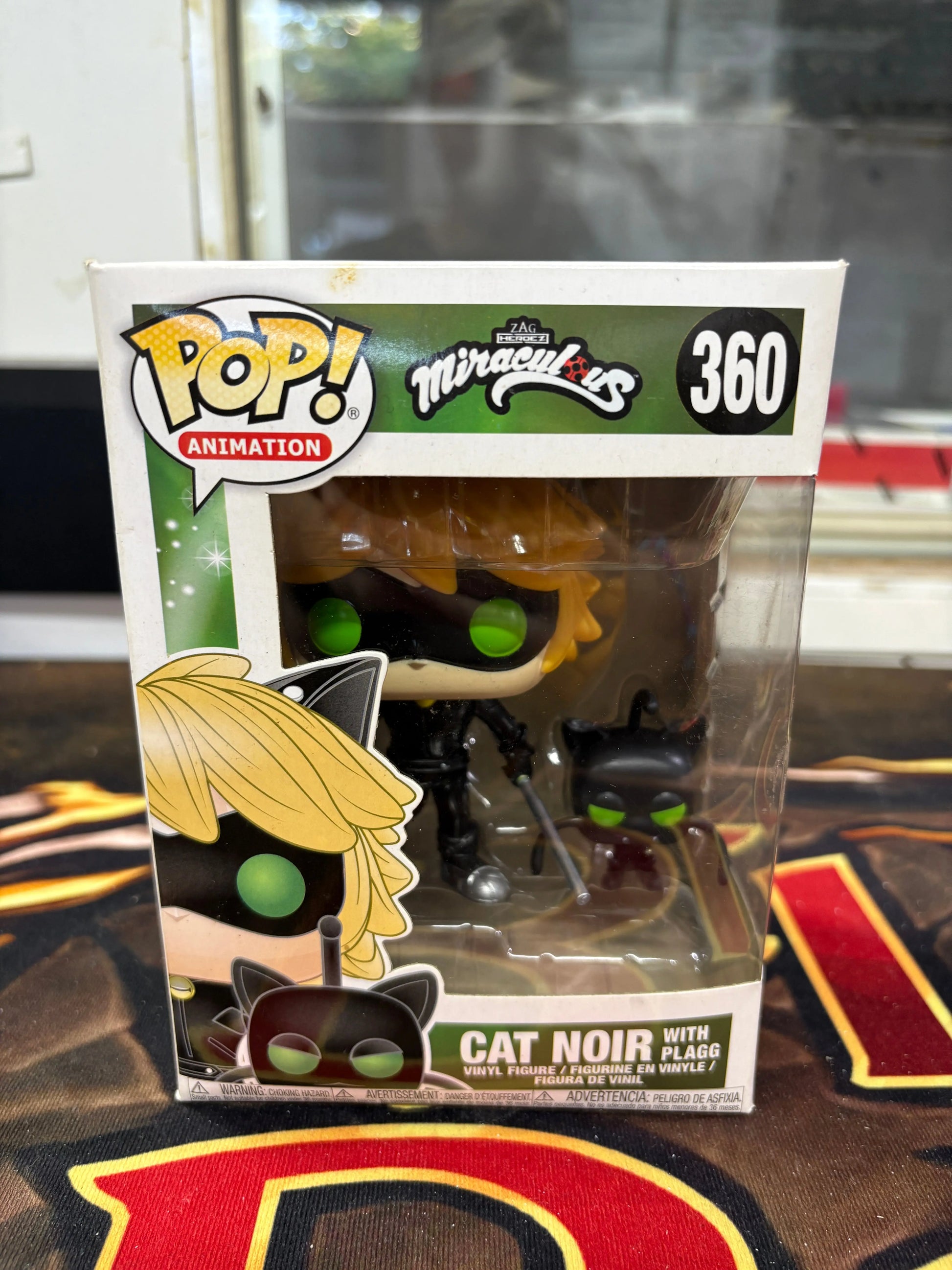 Funko Pop! Animation #360 Miraculous - Cat Noir with Plagg see photos FRENLY BRICKS - Open 7 Days