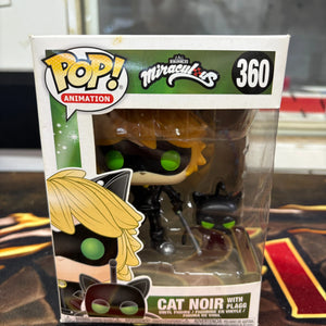 Funko Pop! Animation #360 Miraculous - Cat Noir with Plagg see photos FRENLY BRICKS - Open 7 Days
