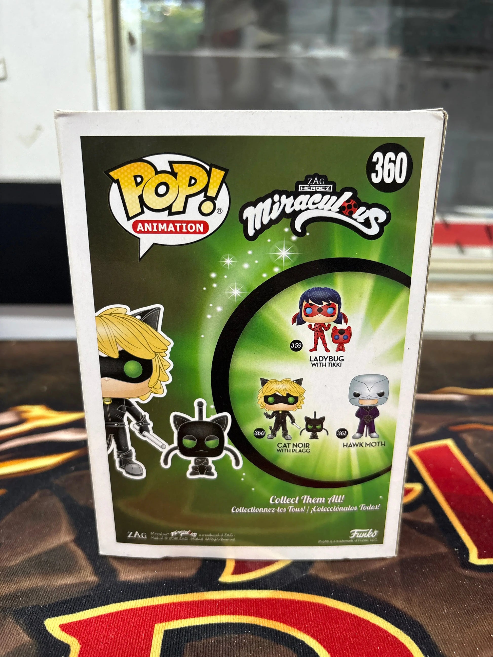 Funko Pop! Animation #360 Miraculous - Cat Noir with Plagg see photos FRENLY BRICKS - Open 7 Days