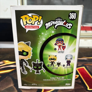 Funko Pop! Animation #360 Miraculous - Cat Noir with Plagg see photos FRENLY BRICKS - Open 7 Days