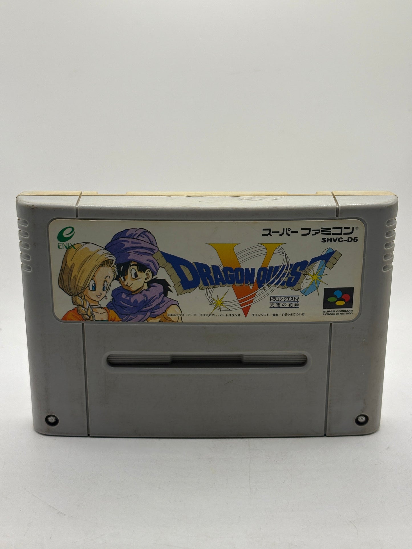 1992 Super Famicom Nintendo Dragon Quest V Game Cartridge Japanese FRENLY BRICKS - Open 7 Days