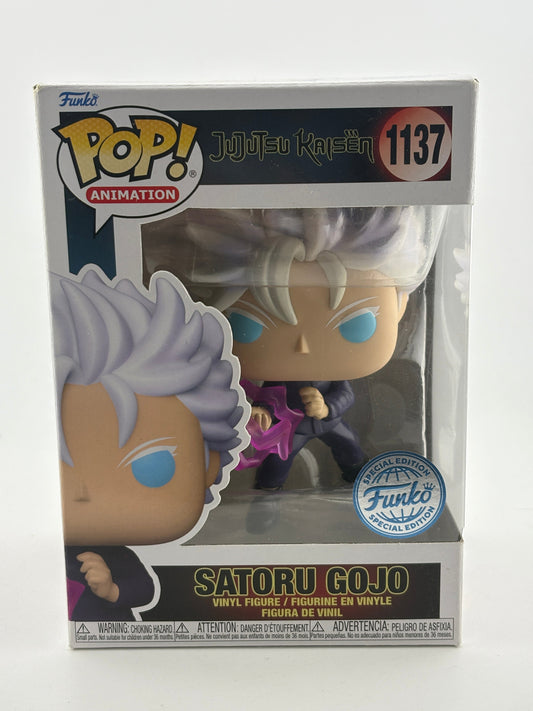 Funko POP! Animation Jujutsu Kaisen #1137 Satoru Gojo Special Edition FRENLY BRICKS - Open 7 Days