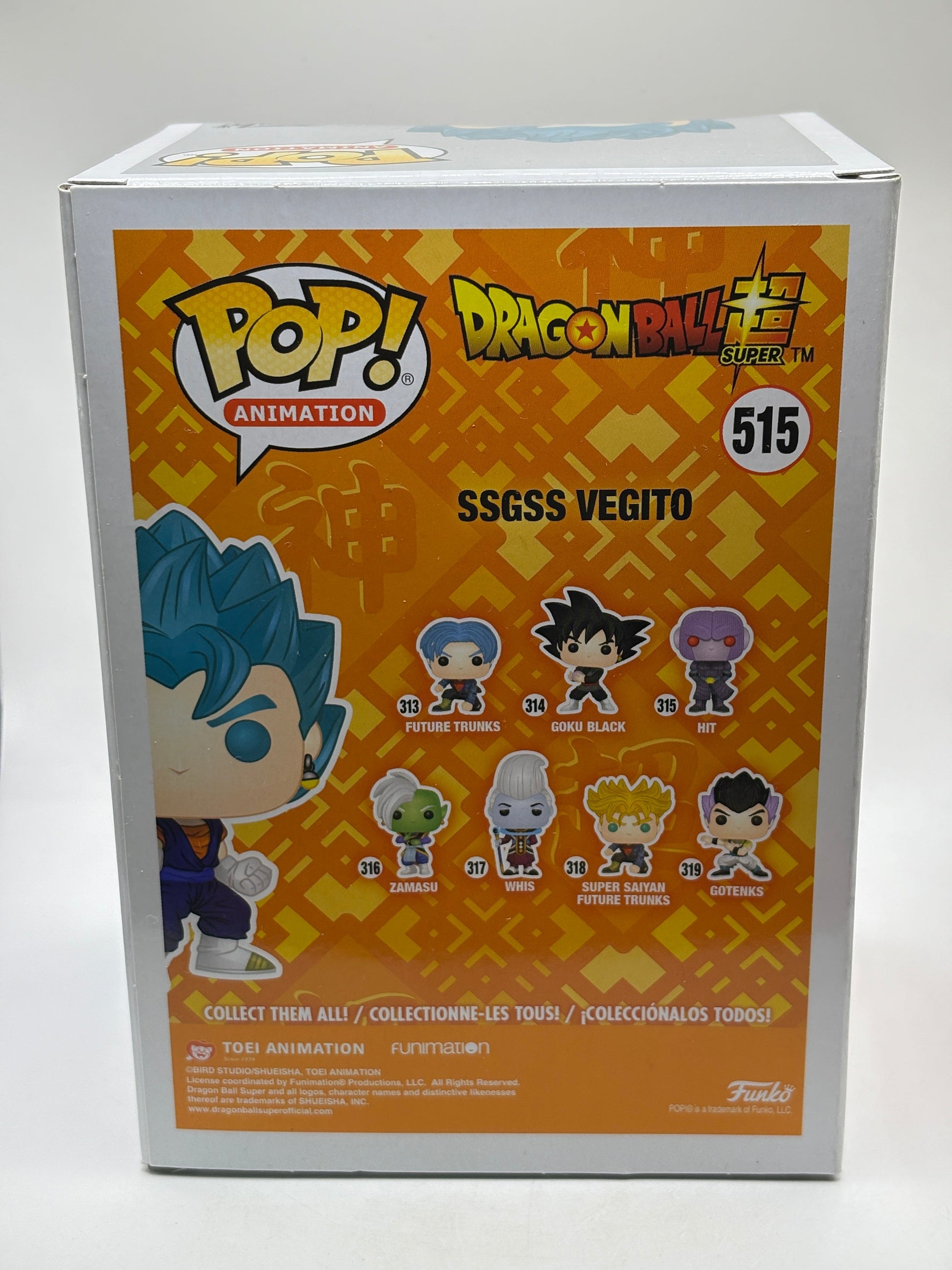Funko POP! Animation Dragon Ball Super #515 SSGSS Vegito FRENLY BRICKS - Open 7 Days