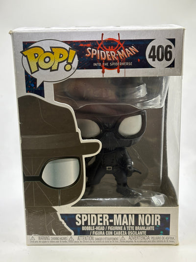 Funko POP! Spider-Man Into the Spiderverse #406 Spider-Man Noir Bobble-Head