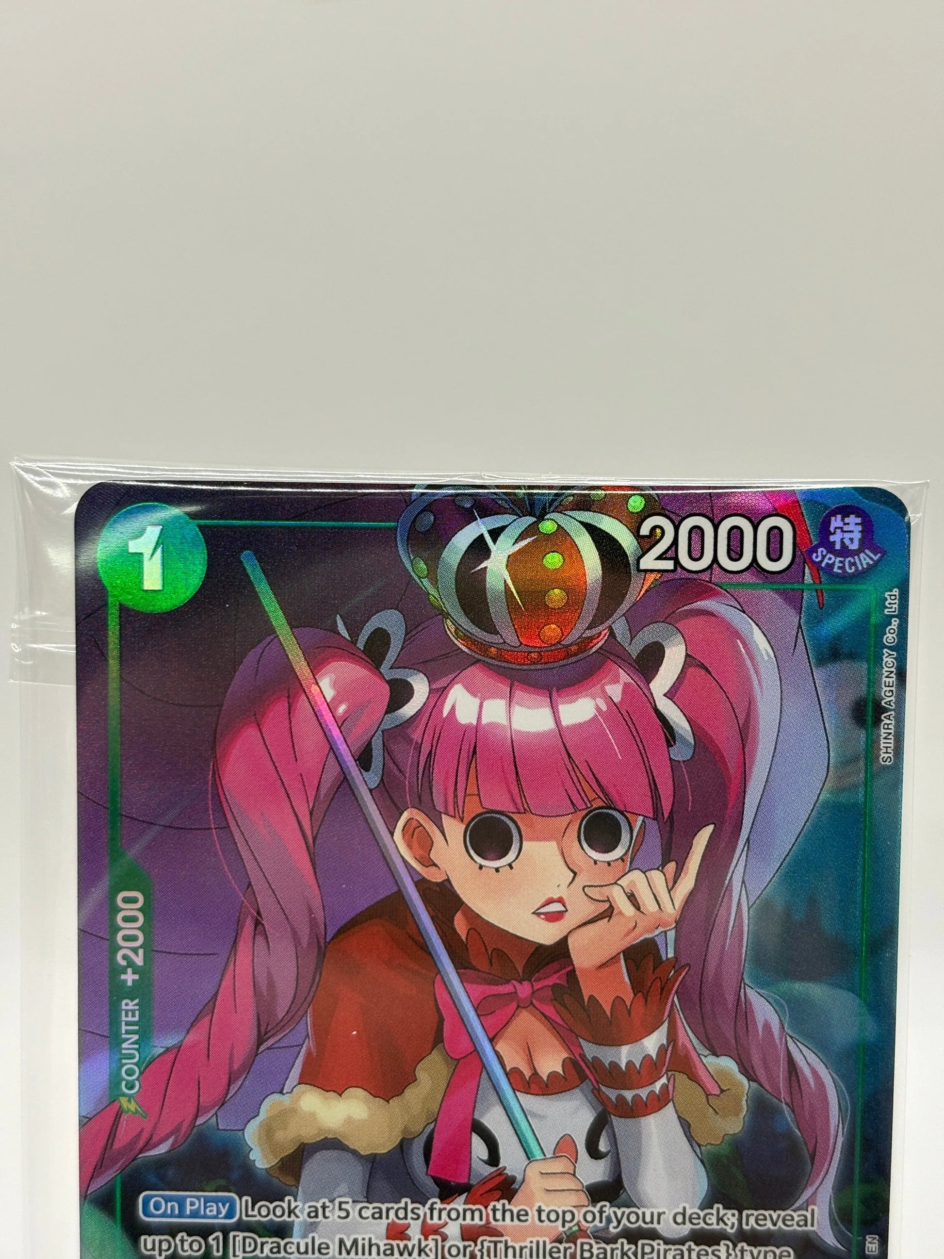 One Piece TCG - Perona OP09-034 Rare Promo Card Sealed FRENLY BRICKS - Open 7 Days