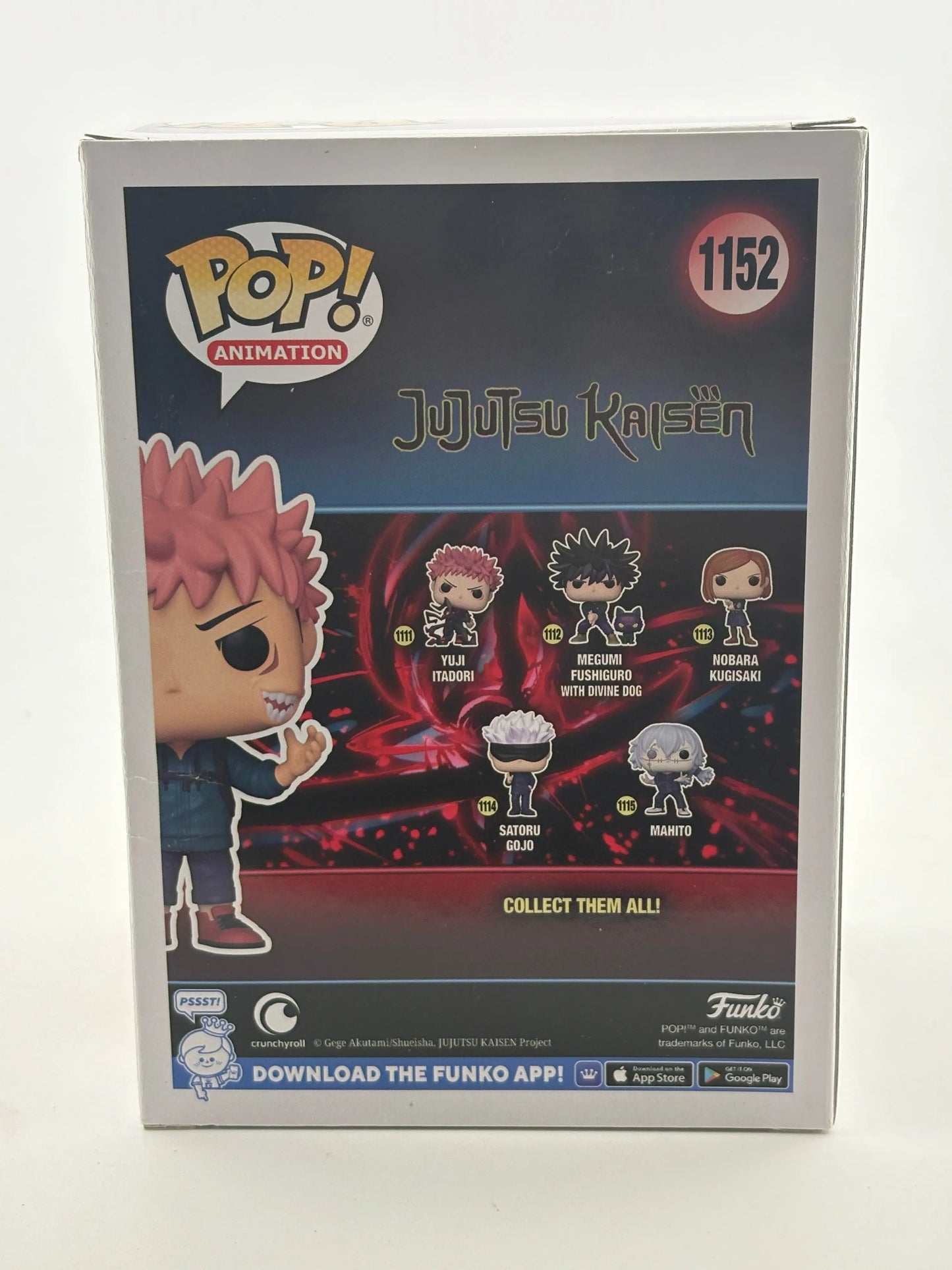 Funko POP! Animation Jujutsu Kaisen #1152 Yuji Itadori with Sakuna Mouth FRENLY BRICKS - Open 7 Days