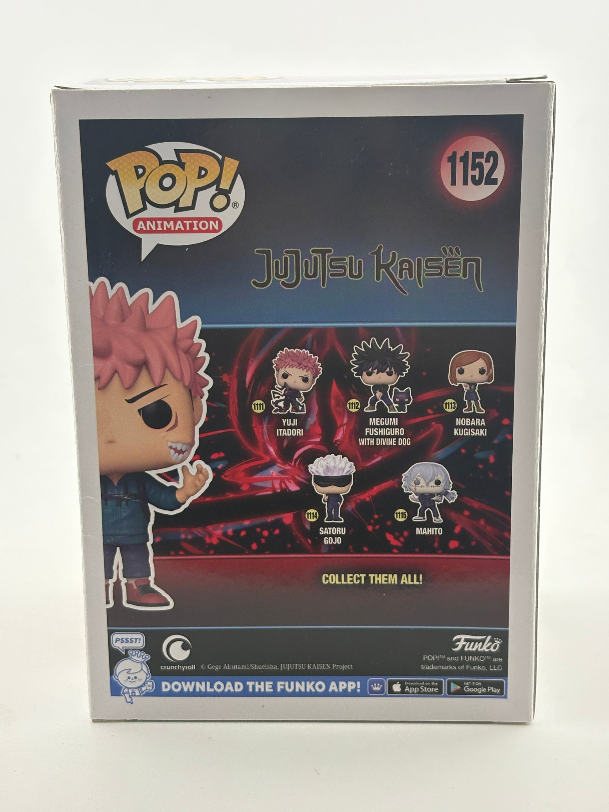 Funko POP! Animation Jujutsu Kaisen #1152 Yuji Itadori with Sakuna Mouth FRENLY BRICKS - Open 7 Days