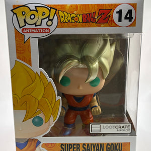 Funko POP! Animation Dragon Ball Z #14 Super Saiyan Goku Loot Crate Exclusive FRENLY BRICKS - Open 7 Days