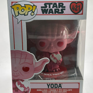 Funko POP! Star Wars Valentines #421 Yoda Bobble-Head FRENLY BRICKS - Open 7 Days