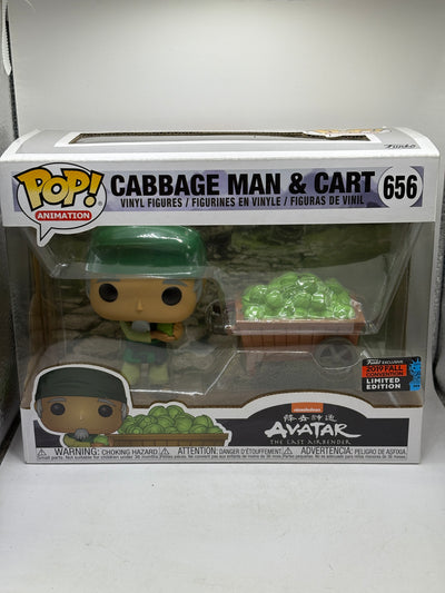 Funko POP! Animation Avatar #656 Cabbage Man & Cart Vinyl Figures