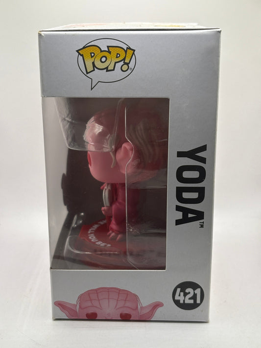 Funko POP! Star Wars Valentines #421 Yoda Bobble-Head FRENLY BRICKS - Open 7 Days