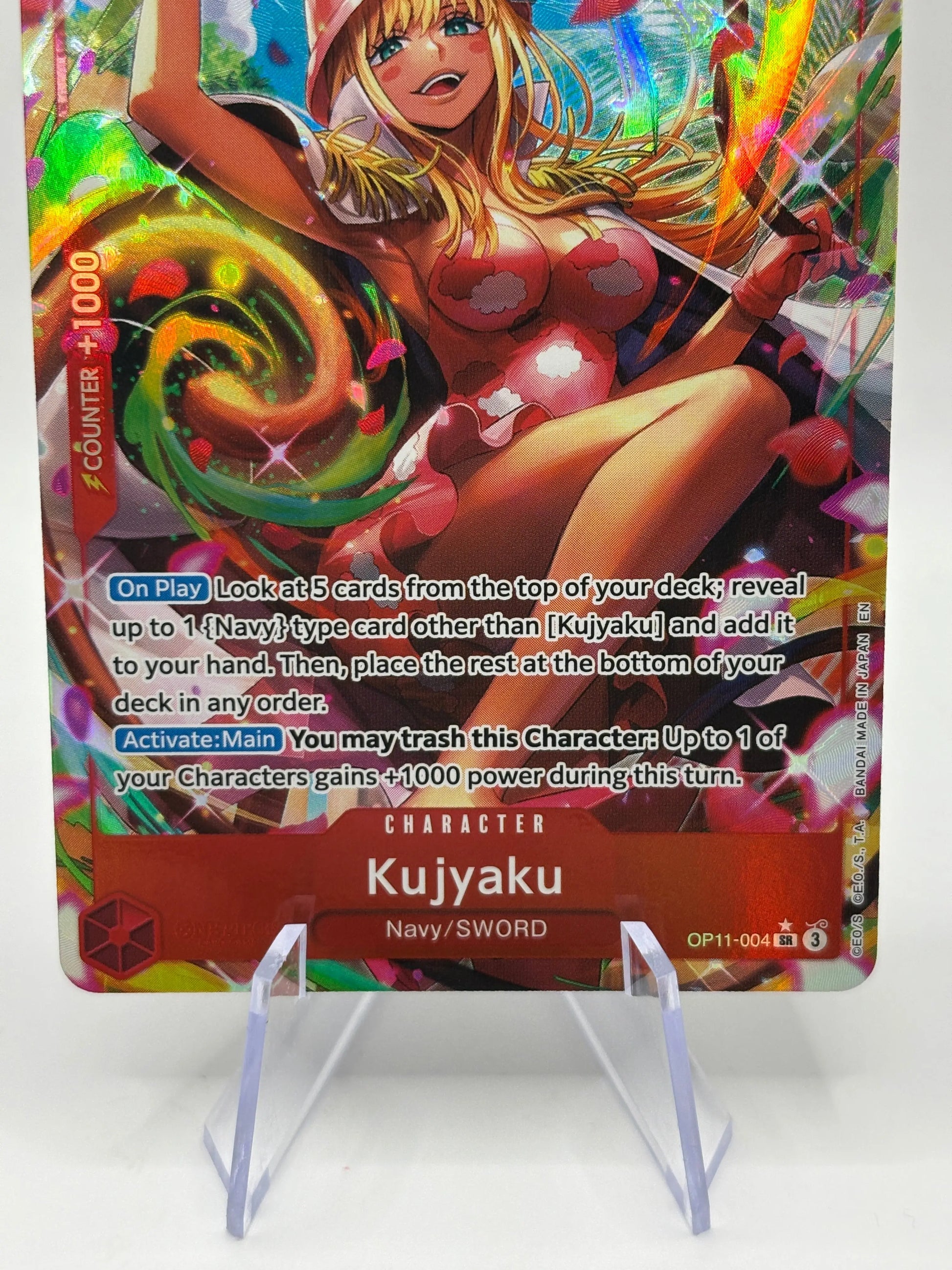 One Piece TCG - Kujyaku OP11-004 SR Alternate Art A Fist of Divine Speed FRENLY BRICKS - Open 7 Days