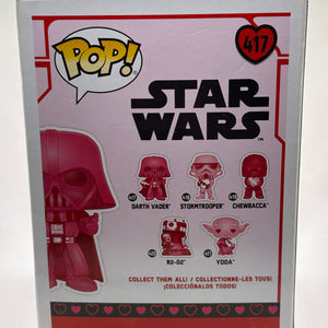 Funko POP! Star Wars Valentines #417 Darth Vader Bobble-Head FRENLY BRICKS - Open 7 Days