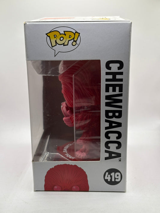Funko POP! Star Wars Valentines #419 Chewbacca Bobble-Head FRENLY BRICKS - Open 7 Days