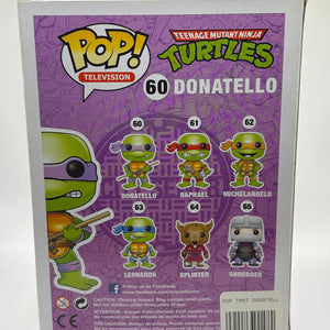 Funko POP! Television TMNT #60 Donatello Vinyl Figure FRENLY BRICKS - Open 7 Days
