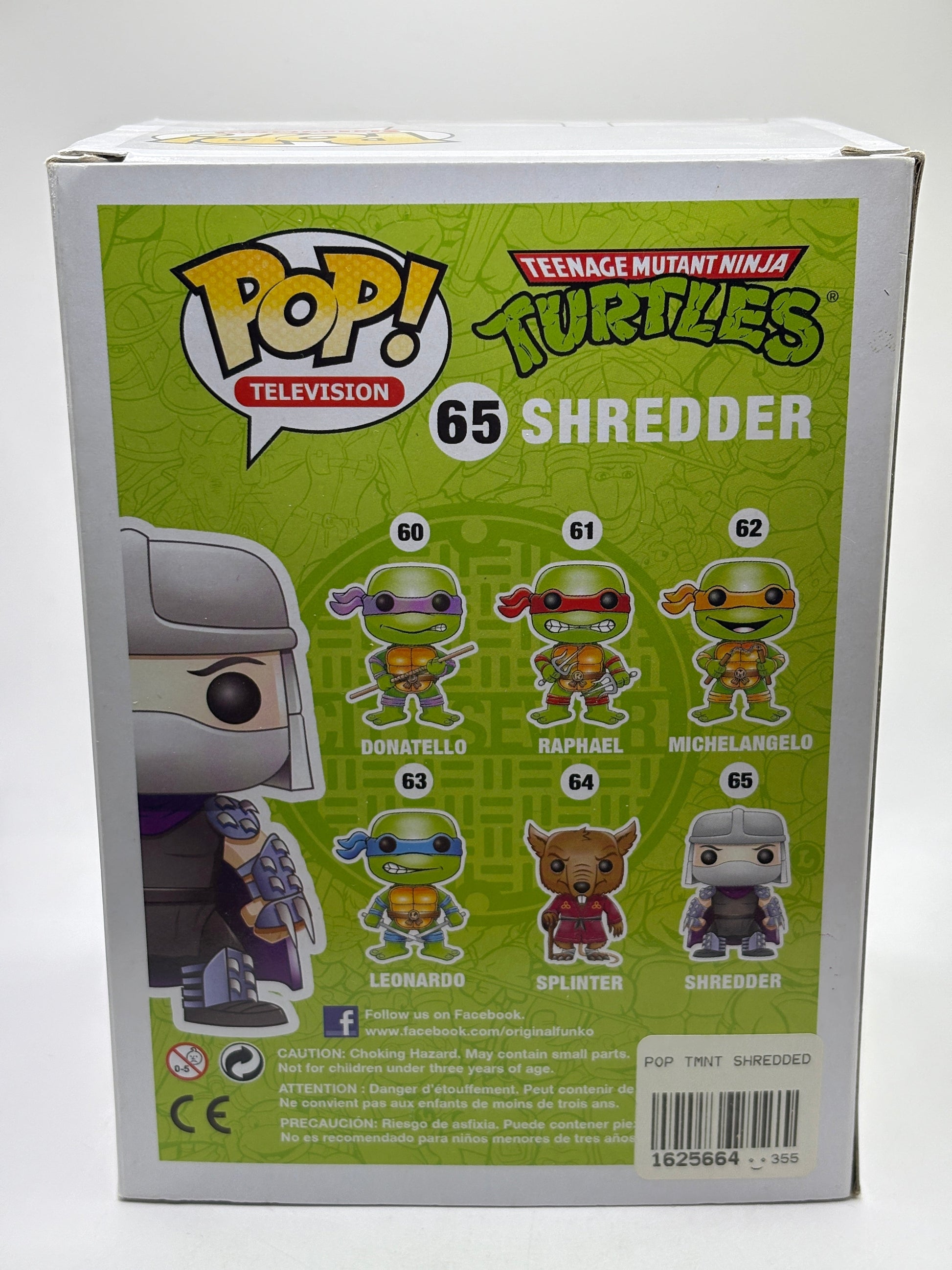 Funko POP! Television TMNT #65 Shredder Vinyl Figure FRENLY BRICKS - Open 7 Days