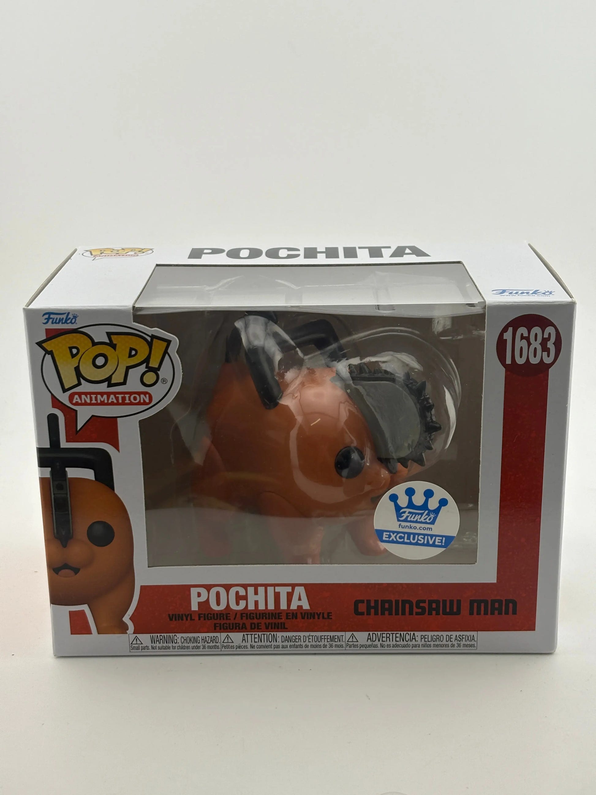 Funko POP! Animation Chainsaw Man #1683 Pochita Funko Shop Exclusive FRENLY BRICKS - Open 7 Days image 1