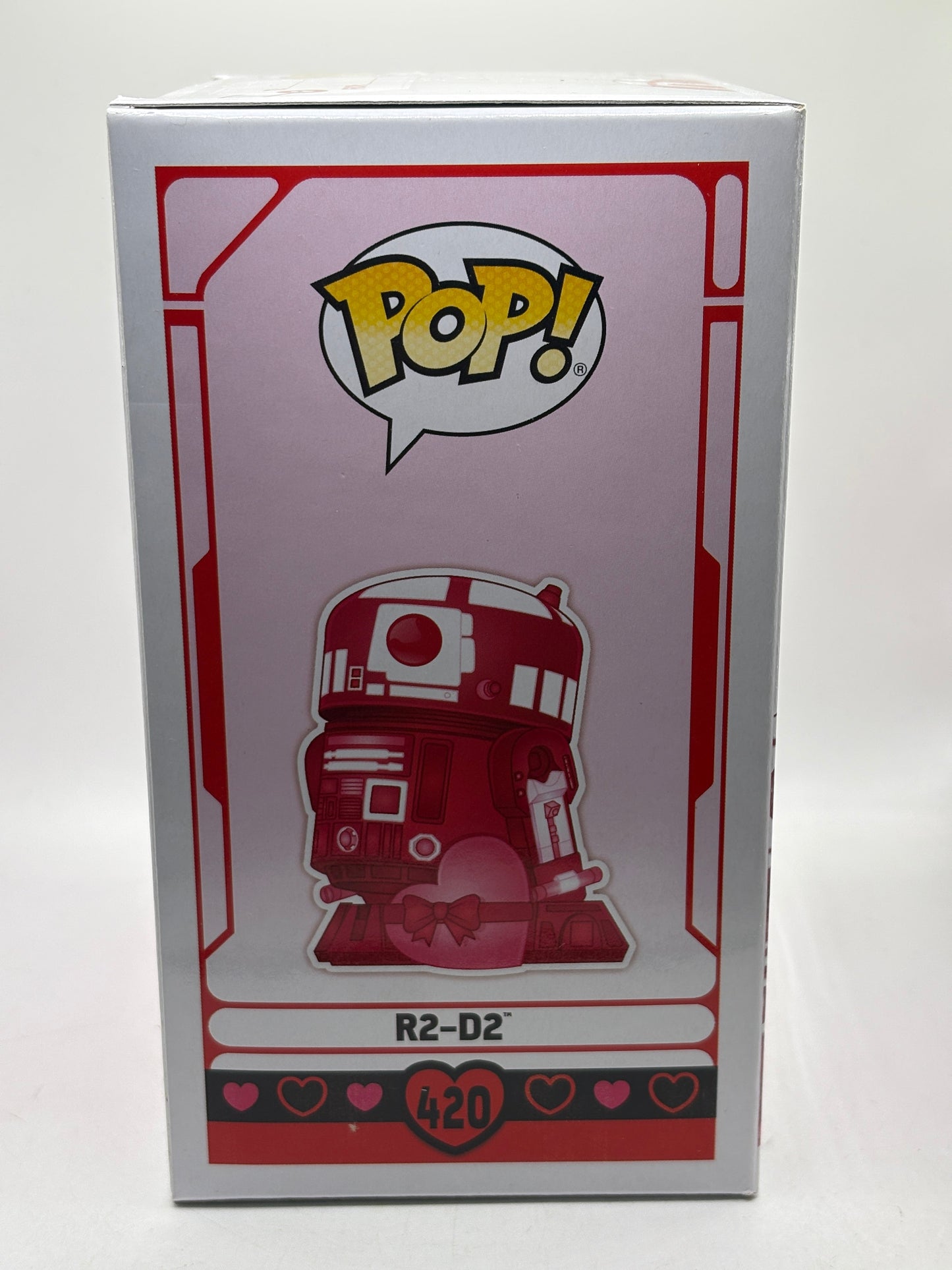 Funko POP! Star Wars Valentines #420 R2-D2 Popcultcha Exclusive Bobble-Head FRENLY BRICKS - Open 7 Days