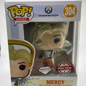 Funko POP! Games Overwatch #304 Mercy Diamond Special Edition FRENLY BRICKS - Open 7 Days