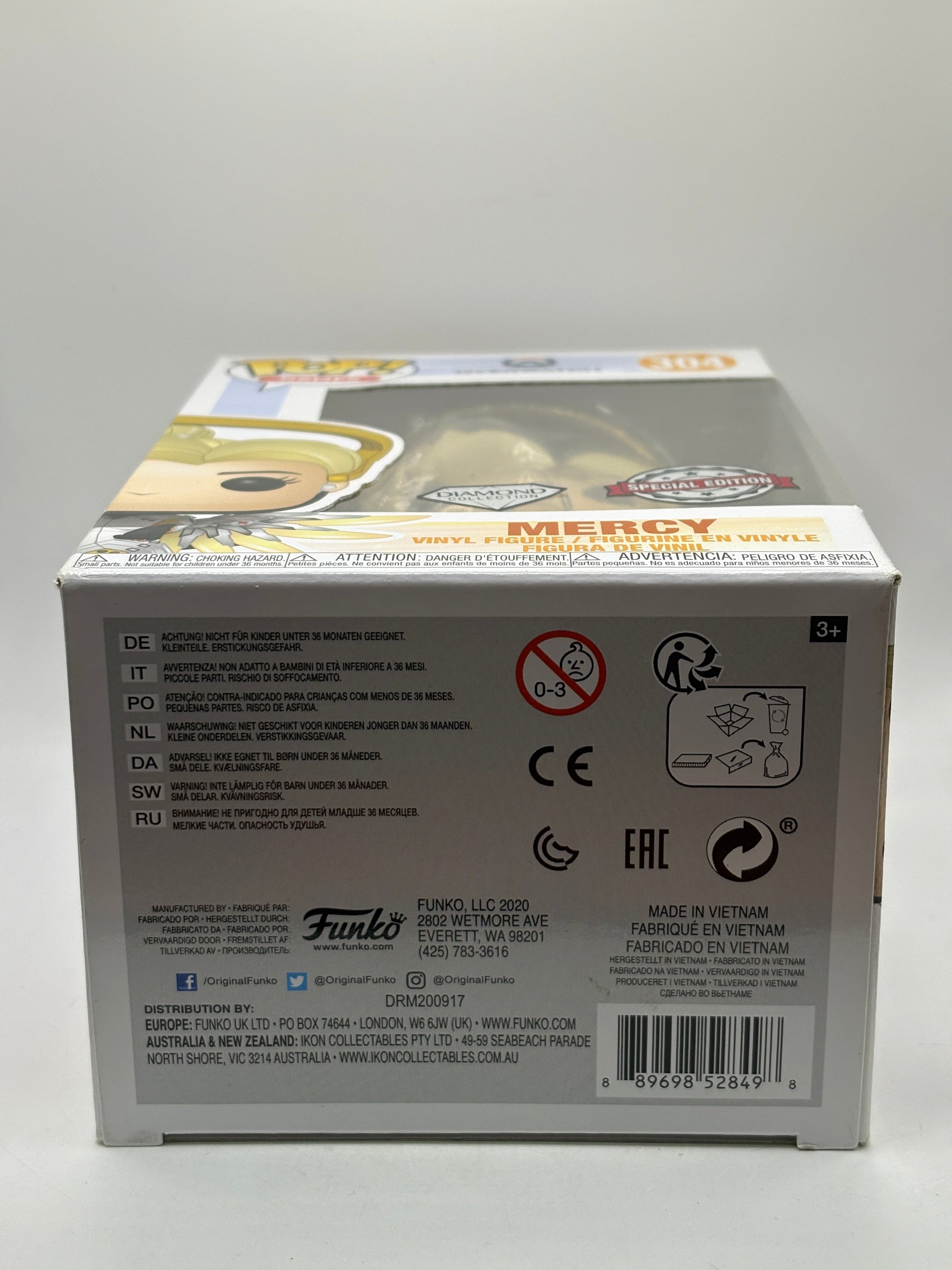 Funko POP! Games Overwatch #304 Mercy Diamond Special Edition FRENLY BRICKS - Open 7 Days