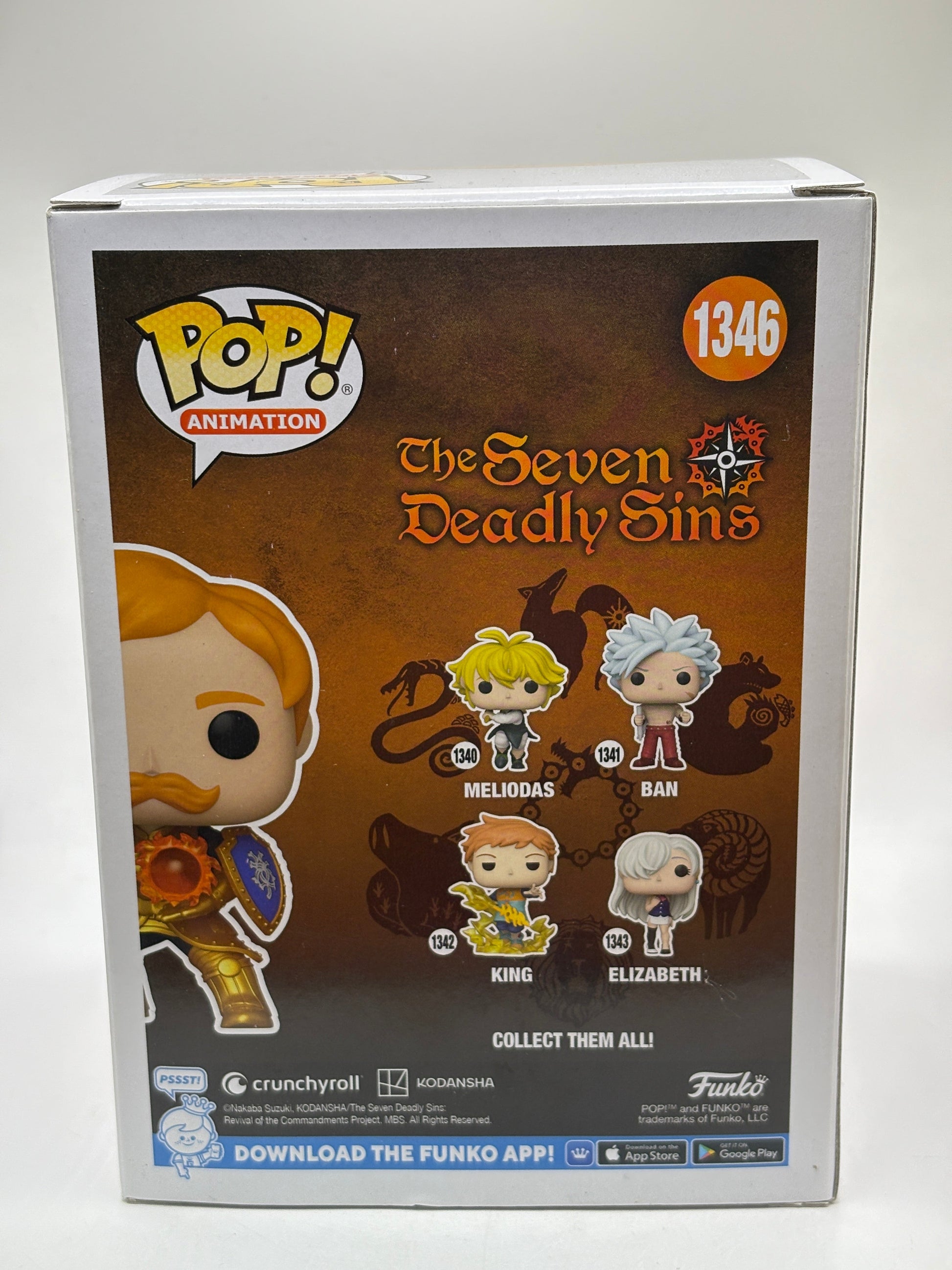 Funko POP! Animation The Seven Deadly Sins #1346 Escanor Special Edition FRENLY BRICKS - Open 7 Days
