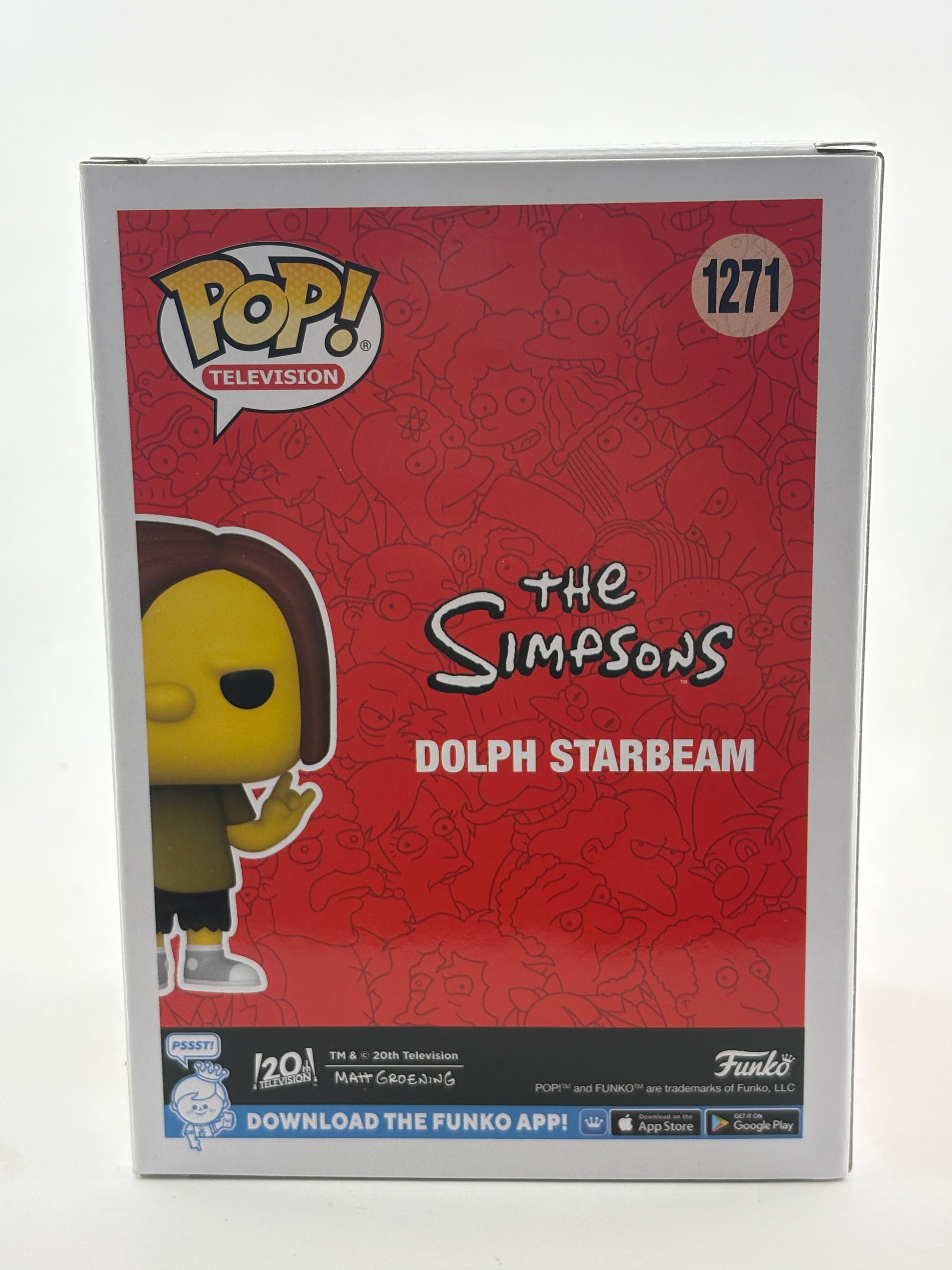Funko POP! Television The Simpsons #1271 Dolph Starbeam 2022 Winter Con LE FRENLY BRICKS - Open 7 Days