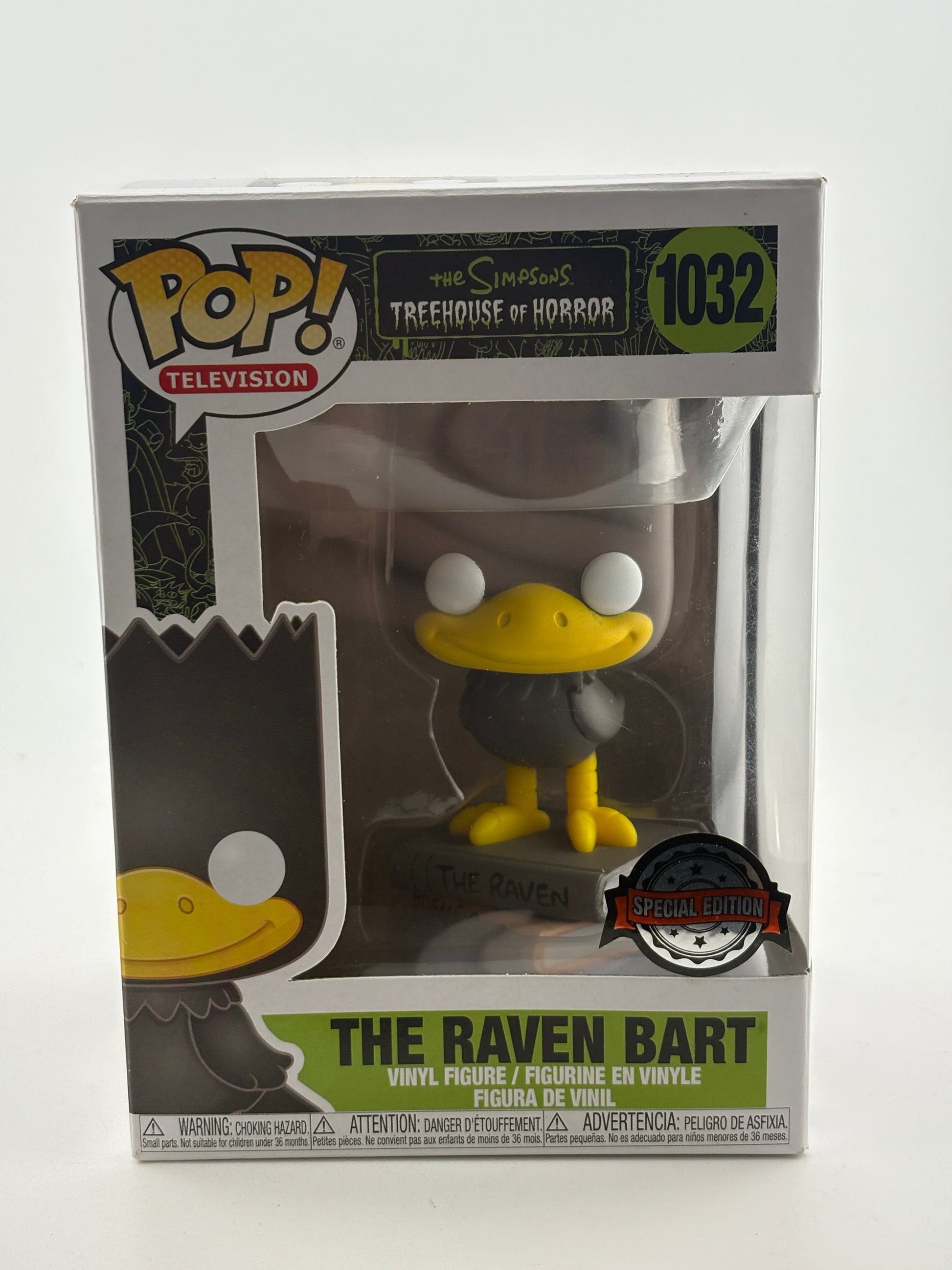 Funko POP! Television The Simpsons #1032 The Raven Bart Special Edition FRENLY BRICKS - Open 7 Days