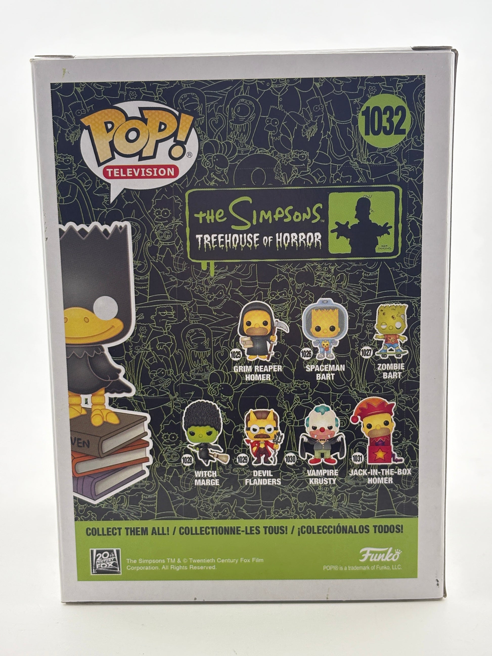 Funko POP! Television The Simpsons #1032 The Raven Bart Special Edition FRENLY BRICKS - Open 7 Days