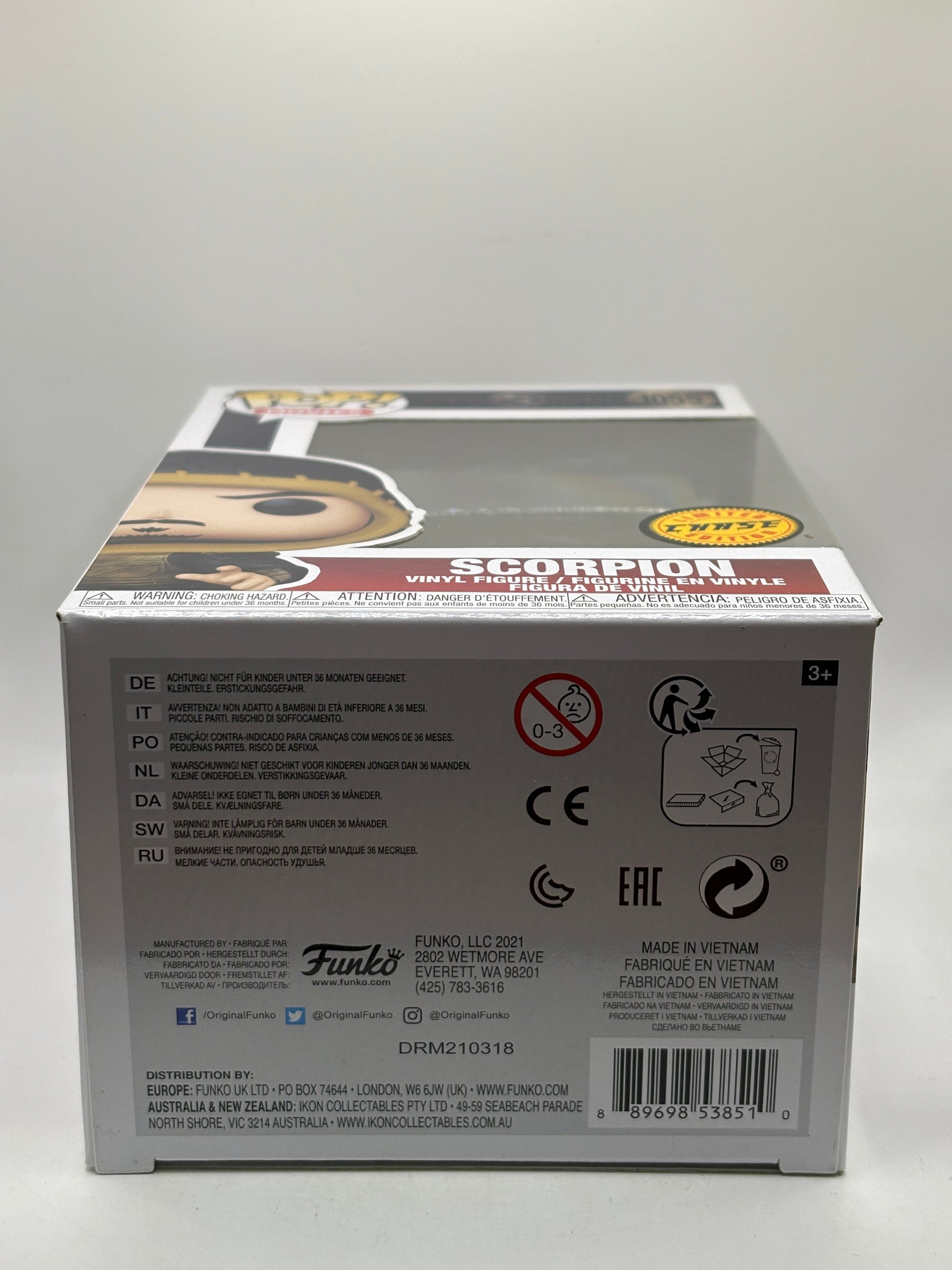 Funko POP! Movies Mortal Kombat #1055 Scorpion Limited Chase Edition FRENLY BRICKS - Open 7 Days